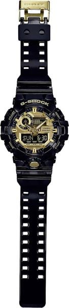 Casio Quarz Armbanduhr GA-710GB-1AER (L x B x H) 57.5 x 53.4 x 18.4 mm Schwarz Gehäusematerial=Harz Material (Armband)=H