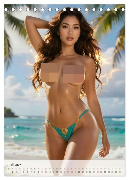 Produktbild: Asiatische Engel (Tischkalender 2027 DIN A5 hoch), CALVENDO Monatskalender