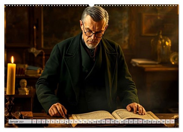 Produktbild: Die Reise zum Mittelpunkt der Erde (Wandkalender 2027 DIN A2 quer), CALVENDO Monatskalender