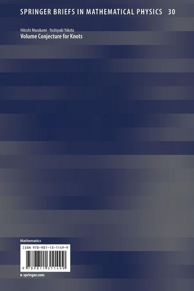 Produktbild: Volume Conjecture for Knots