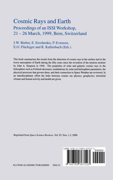 Produktbild: Cosmic Rays and Earth