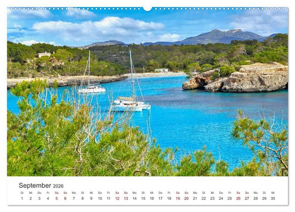Produktbild: Mallorca Traumhafte Insel (Wandkalender 2026 DIN A2 quer), CALVENDO Monatskalender