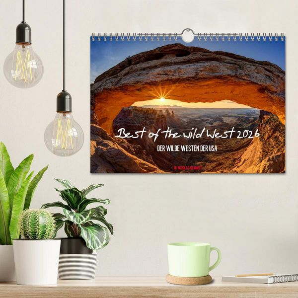 Produktbild: Best of the wild West 2026 (Wandkalender 2026 DIN A4 quer), CALVENDO Monatskalender