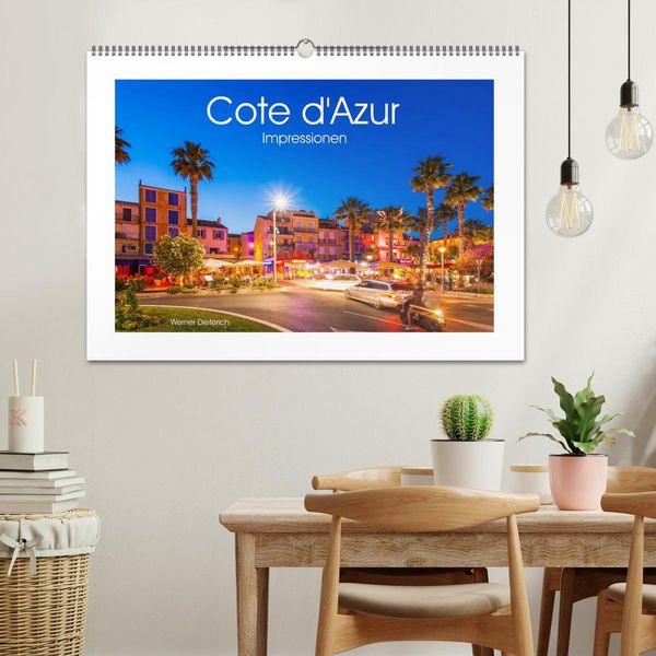 Produktbild: COTE D'AZUR Impressionen (Wandkalender 2026 DIN A2 quer), CALVENDO Monatskalender