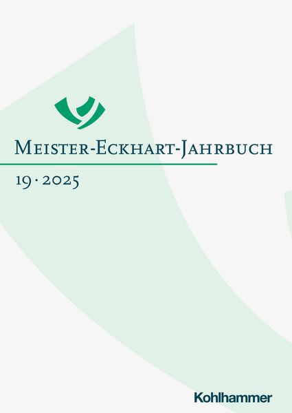 Produktbild: Meister-Eckhart-Jahrbuch