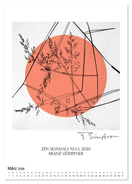 Produktbild: Mandala Artworks - Kunstkalender von Franz Huempfner (hochwertiger Premium Wandkalender 2026 DIN A2 hoch), Kunstdruck in Hochglanz