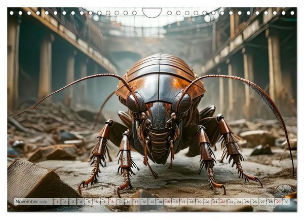 Produktbild: Apokalyptische Wildnis - Schatten der Zivilisation (Wandkalender 2026 DIN A4 quer), CALVENDO Monatskalender