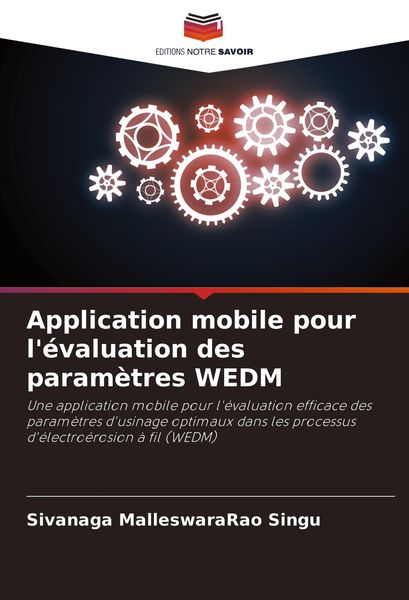 Produktbild: Application mobile pour l'&eacute;valuation des param&egrave;tres WEDM