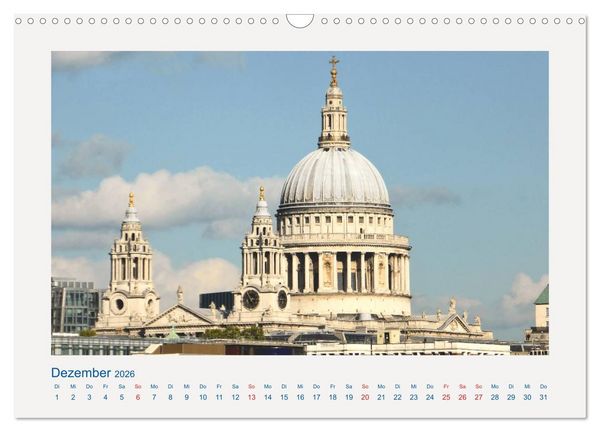 Produktbild: Stippvisite in London (Wandkalender 2026 DIN A3 quer), CALVENDO Monatskalender