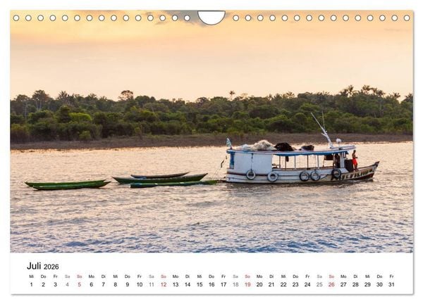 Produktbild: Mythos Amazonas - Naturparadies Brasiliens (Wandkalender 2026 DIN A4 quer), CALVENDO Monatskalender