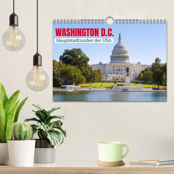 Produktbild: Washington, D.C., Hauptstadtzauber der USA (Wandkalender 2026 DIN A4 quer), CALVENDO Monatskalender