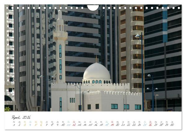 Produktbild: Abu Dhabi, eine Stadt der Zukunft. (Wandkalender 2026 DIN A4 quer), CALVENDO Monatskalender