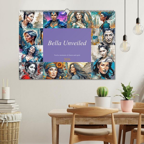Produktbild: Bella Unveiled - Twelve moments of charm and spirit (Wall Calendar 2026 DIN A2 landscape), CALVENDO 12 Month Wall Calendar