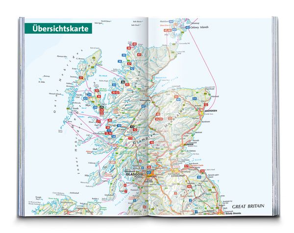 Produktbild: KOMPASS Wanderf&uuml;hrer Schottland, 63 Touren mit Extra-Tourenkarte