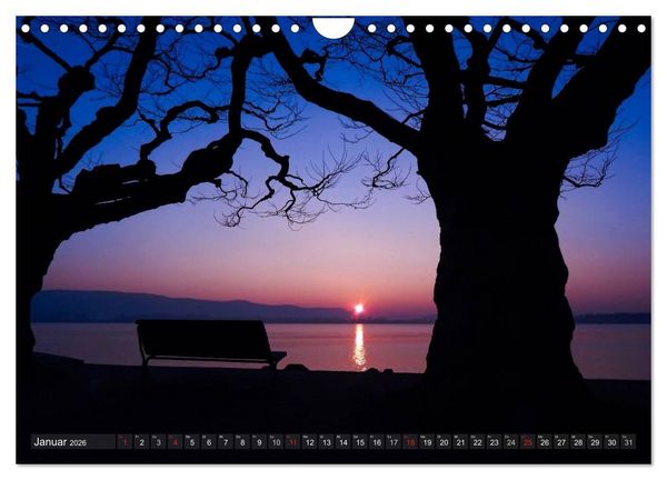 Produktbild: Bodensee zur blauen Stunde (Wandkalender 2026 DIN A4 quer), CALVENDO Monatskalender