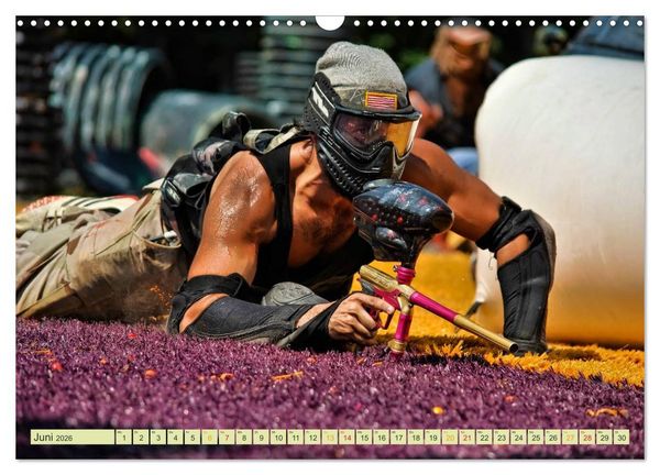 Produktbild: Paintball - so cool (Wandkalender 2026 DIN A3 quer), CALVENDO Monatskalender
