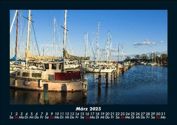Produktbild: Segelschiffe und Boote 2025 Fotokalender DIN A5
