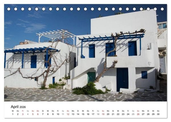Produktbild: Paros, Perle der Kykladen (Tischkalender 2026 DIN A5 quer), CALVENDO Monatskalender