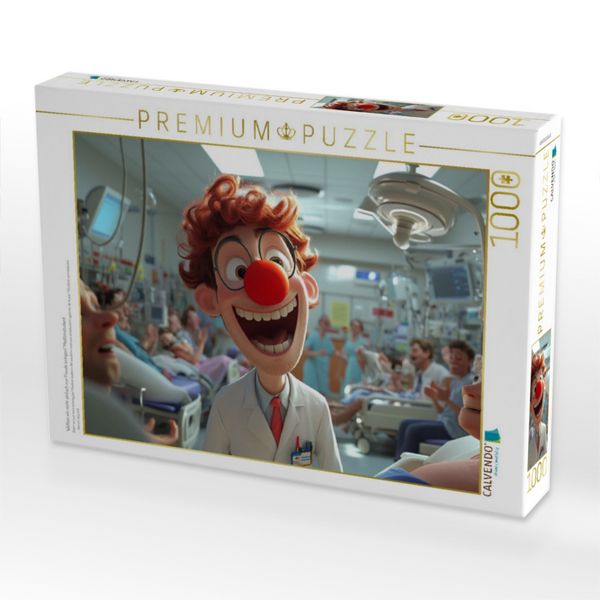Produktbild: CALVENDO Puzzle Wollten wir nicht einfach nur Freude bringen? Medizinstudent | 1000 Teile Lege-Gr&ouml;&szlig;e 64x48cm Foto-Puzzle f&uuml;r gl&uuml;ckliche Stunden