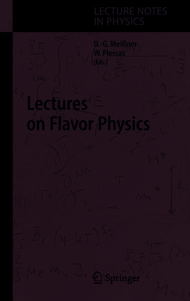 Produktbild: Lectures on Flavor Physics