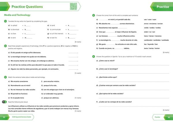 Produktbild: AQA GCSE 9-1 Spanish Complete Revision and Practice