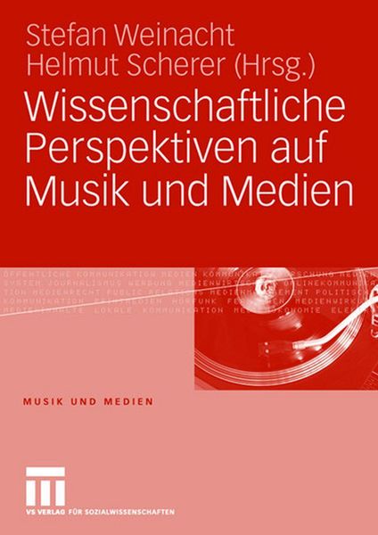 Produktbild: Wissenschaftliche Perspektiven auf Musik und Medien
