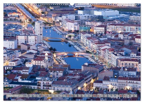 Produktbild: Hausbooturlaub Frankreich - Canal du Midi (hochwertiger Premium Wandkalender 2026 DIN A2 quer), Kunstdruck in Hochglanz