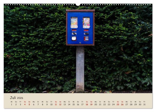 Produktbild: Kaugummiautomaten (hochwertiger Premium Wandkalender 2026 DIN A2 quer), Kunstdruck in Hochglanz