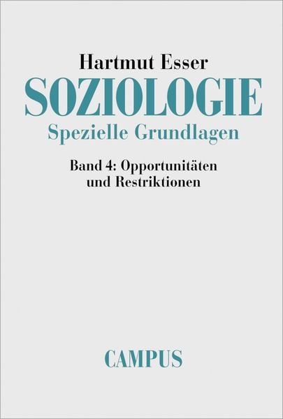 Produktbild: Soziologie. Spezielle Grundlagen 4