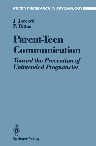 Produktbild: Parent-Teen Communication