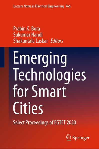 Produktbild: Emerging Technologies for Smart Cities