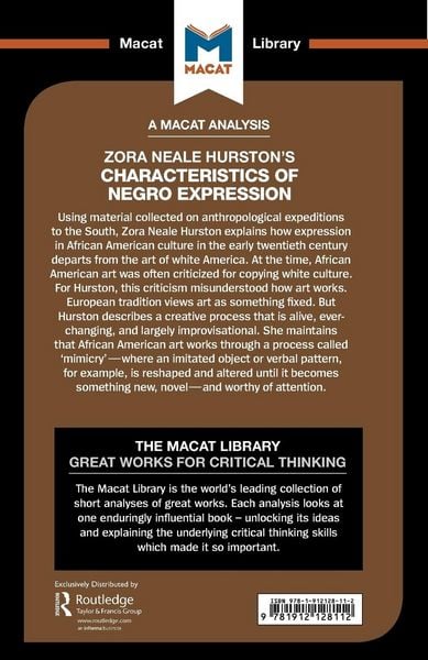 Produktbild: An Analysis of Zora Heale Hurston's Characteristics of Negro Expression