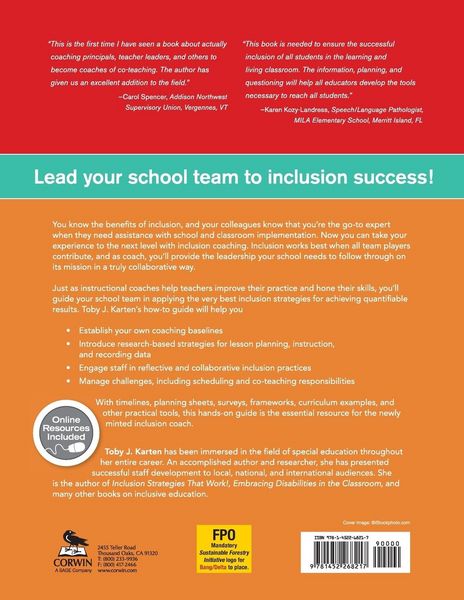 Produktbild: Inclusion Coaching for Collaborative Schools