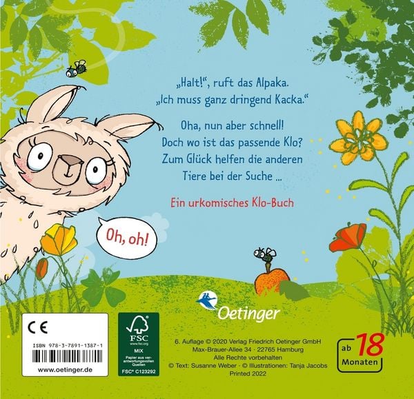 Das Alpaka muss Kacka