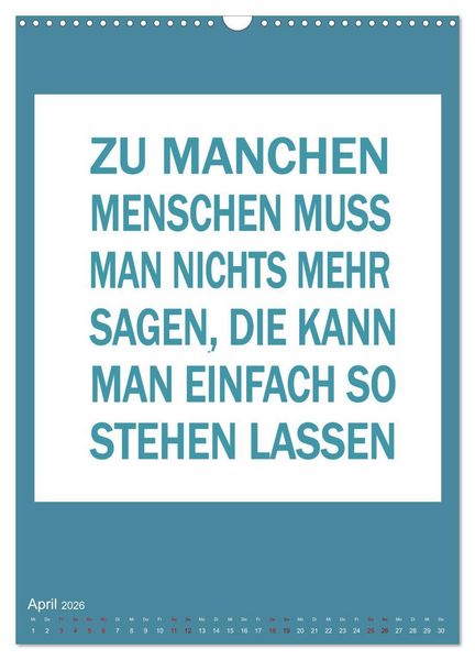 Produktbild: Memo an mich (Wandkalender 2026 DIN A3 hoch), CALVENDO Monatskalender
