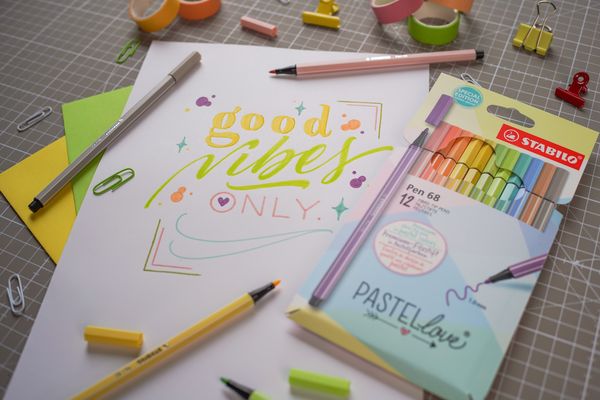 Stabilo Filzstift Pen 68 Pastellove 12er Set