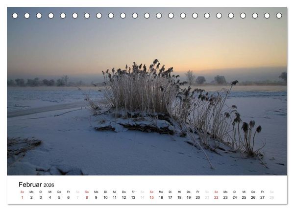 Produktbild: Morgenstimmungen 2026 (Tischkalender 2026 DIN A5 quer), CALVENDO Monatskalender