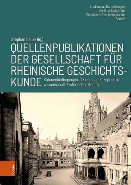 Produktbild: Quellenpublikationen der Gesellschaft f&uuml;r Rheinische Geschichtskunde