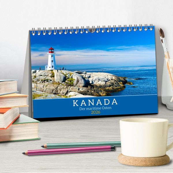 Produktbild: KANADA - Der maritime Osten (Tischkalender 2026 DIN A5 quer), CALVENDO Monatskalender