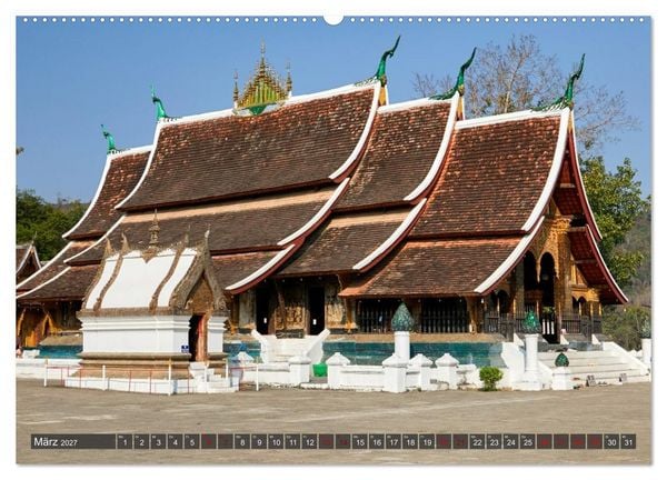Produktbild: Kambodscha - Laos - Bangkok (hochwertiger Premium Wandkalender 2027 DIN A2 quer), Kunstdruck in Hochglanz
