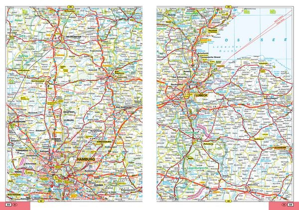 Produktbild: Falk Stra&szlig;enatlas 2027/2028 Deutschland, Schweiz, &Ouml;sterreich 1:300.000