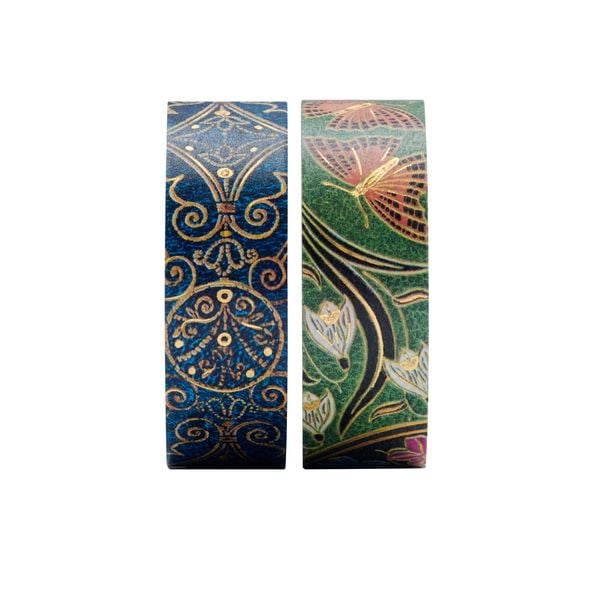 Produktbild: Washi Tape Azurblau/Bl&uuml;hende Poesie, Washi Tape,