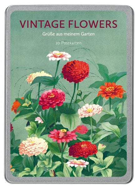 Produktbild: Vintage Flowers Postkarten VE 20