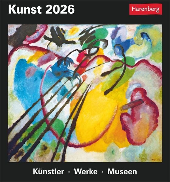 Produktbild: Kunst Tagesabreißkalender 2026 - Kulturkalender - Künstler, Werke, Museen