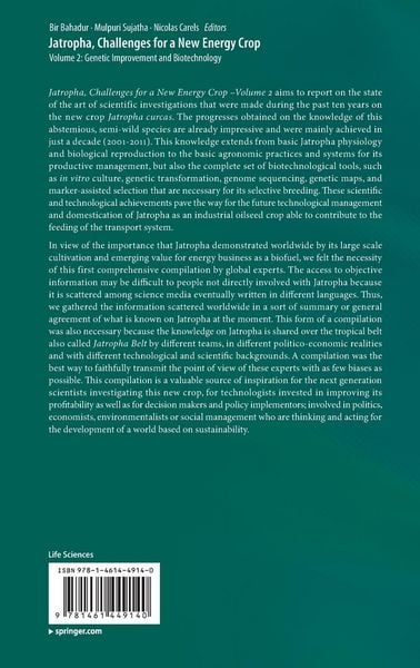 Produktbild: Jatropha, Challenges for a New Energy Crop