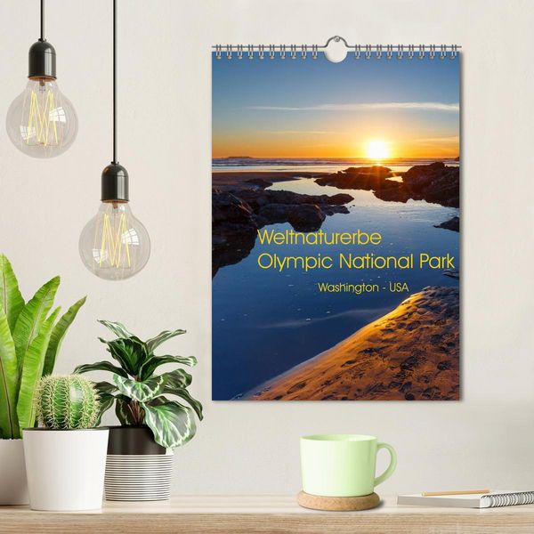 Produktbild: Weltnaturerbe Olympic National Park (Wandkalender 2026 DIN A4 hoch), CALVENDO Monatskalender