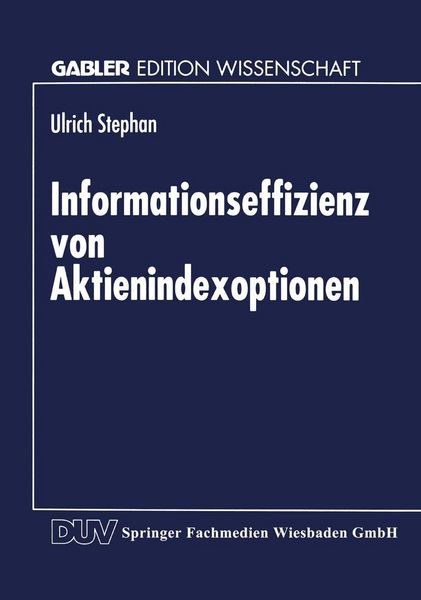 Produktbild: Informationseffizienz von Aktienindexoptionen