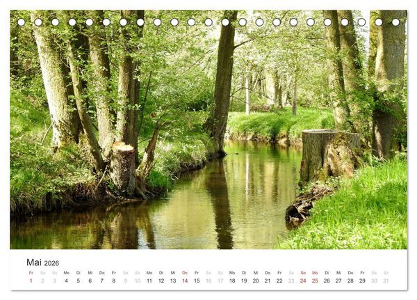 Produktbild: OBERPFALZ KULT.L - Urlaub in Nord-Bayern (Tischkalender 2026 DIN A5 quer), CALVENDO Monatskalender