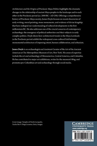 Produktbild: Architecture and the Origins of Preclassic Maya Politics