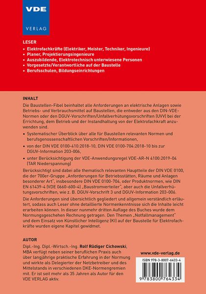 Produktbild: Baustellen-Fibel der Elektroinstallation